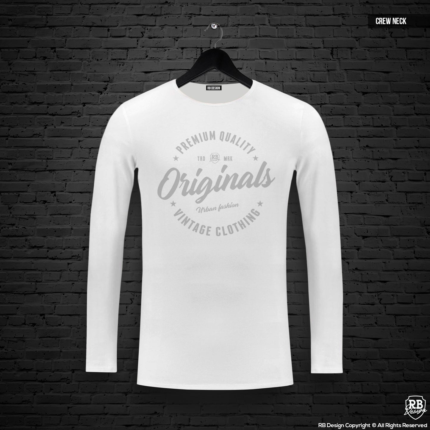 Mens Long Sleeve T-shirt "Originals" MD958