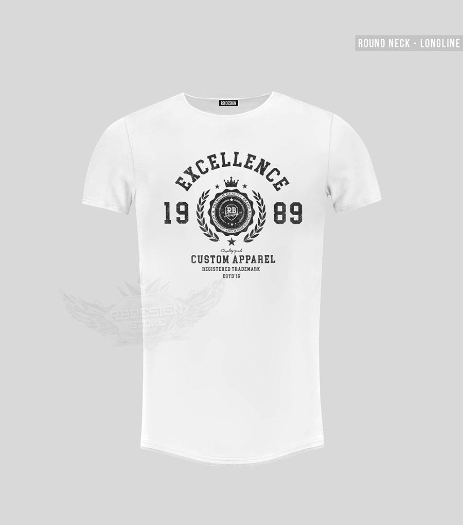 Мen's Longline T-shirt "Excellence" MD959