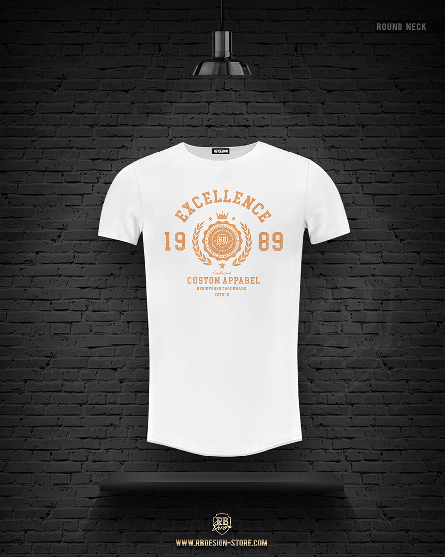 Mens T-shirt "Excellence" MD959 Orange
