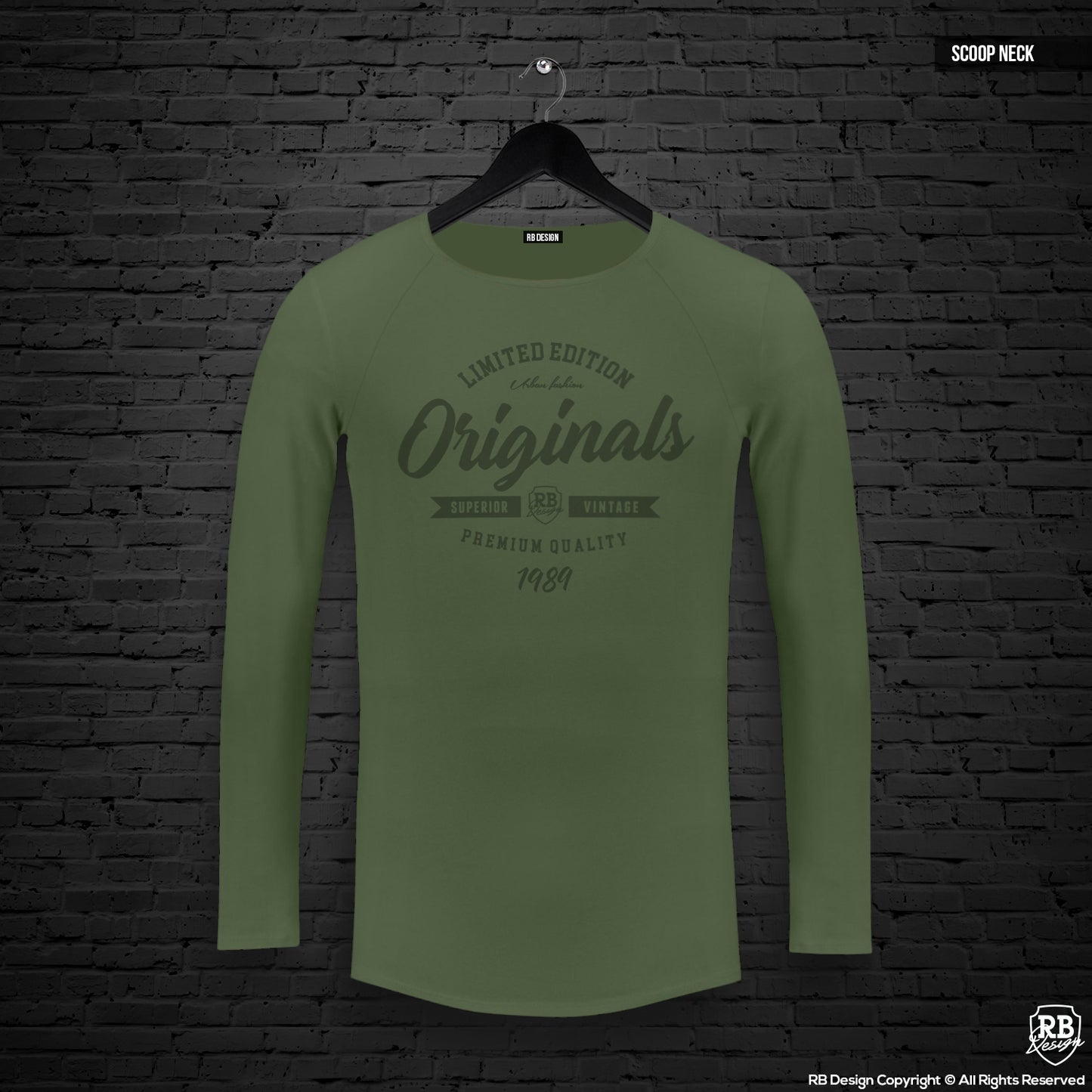 Mens Long Sleeve T-shirt "Originals" MD961