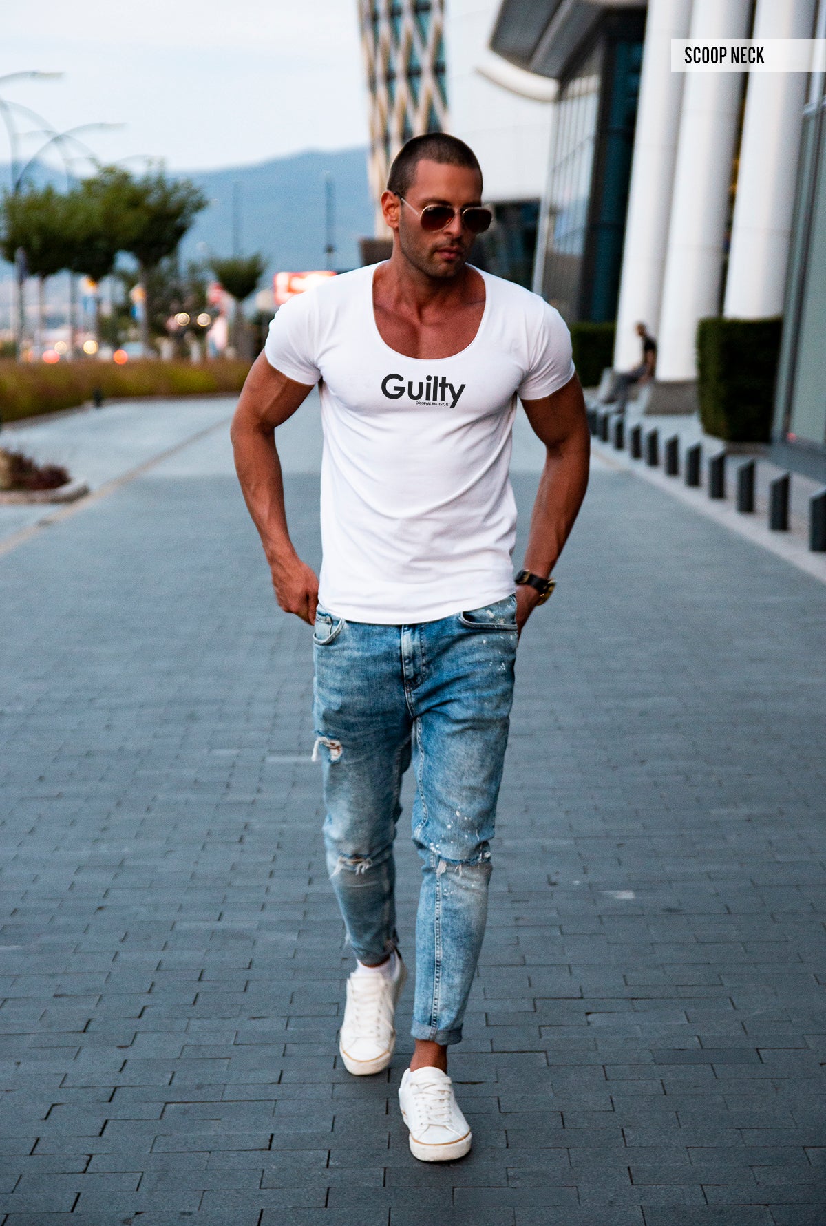 Mens T-shirt "Guilty" MD964