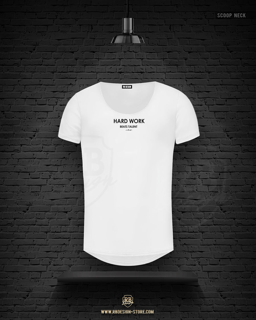 Mens T-shirt "HARD WORK BEATS TALENT" MD970