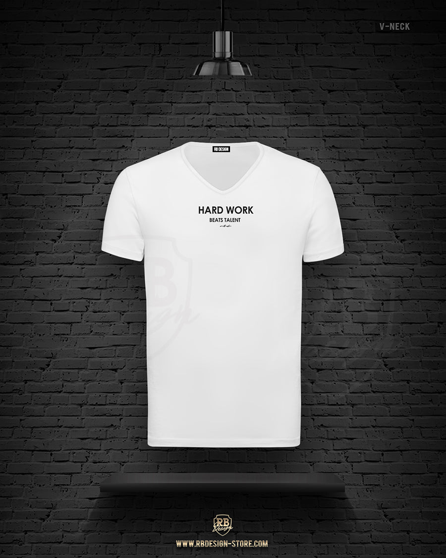 Mens T-shirt "HARD WORK BEATS TALENT" MD970