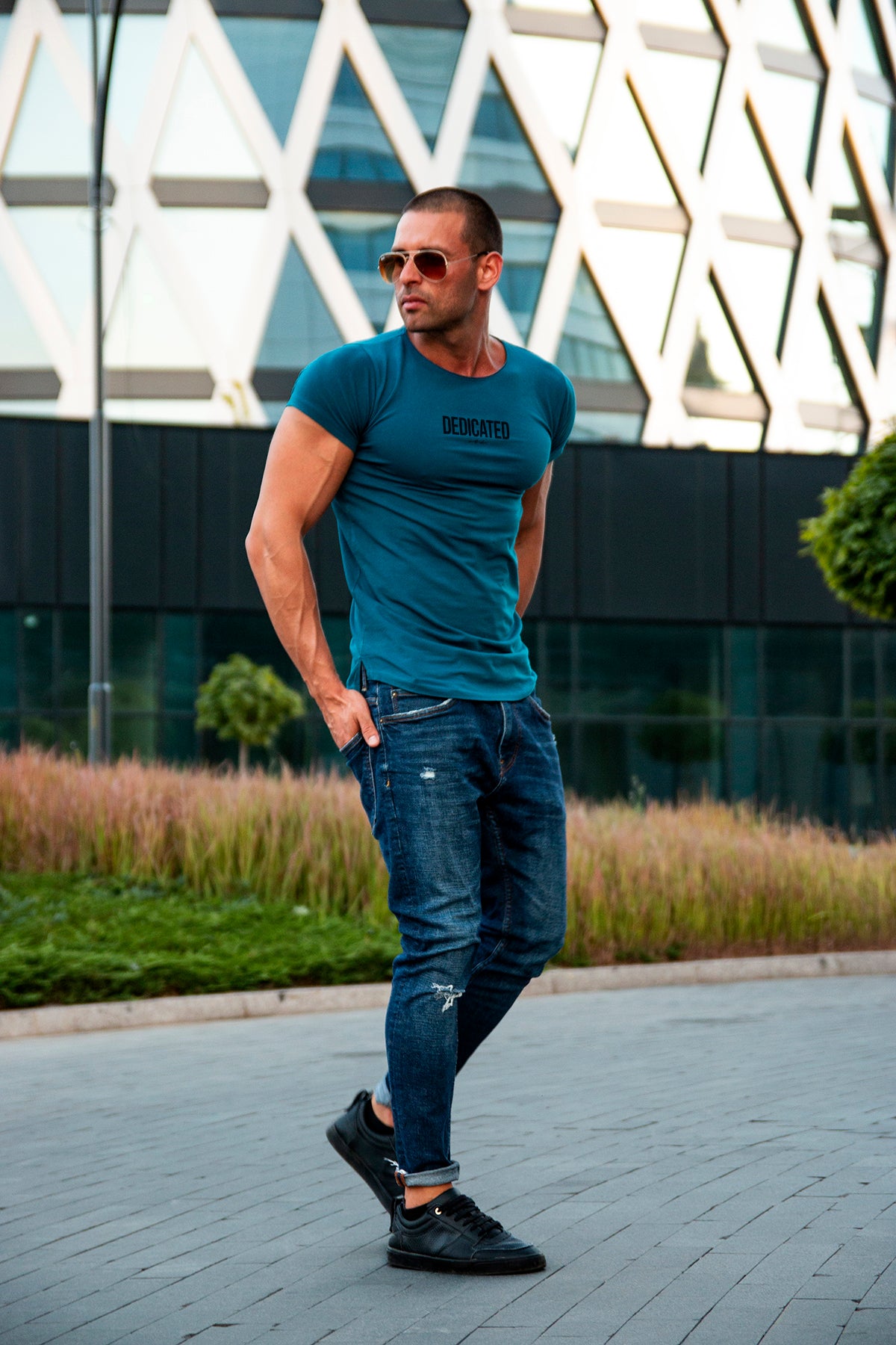 Мen's T-shirt "DEDICATED" MD972