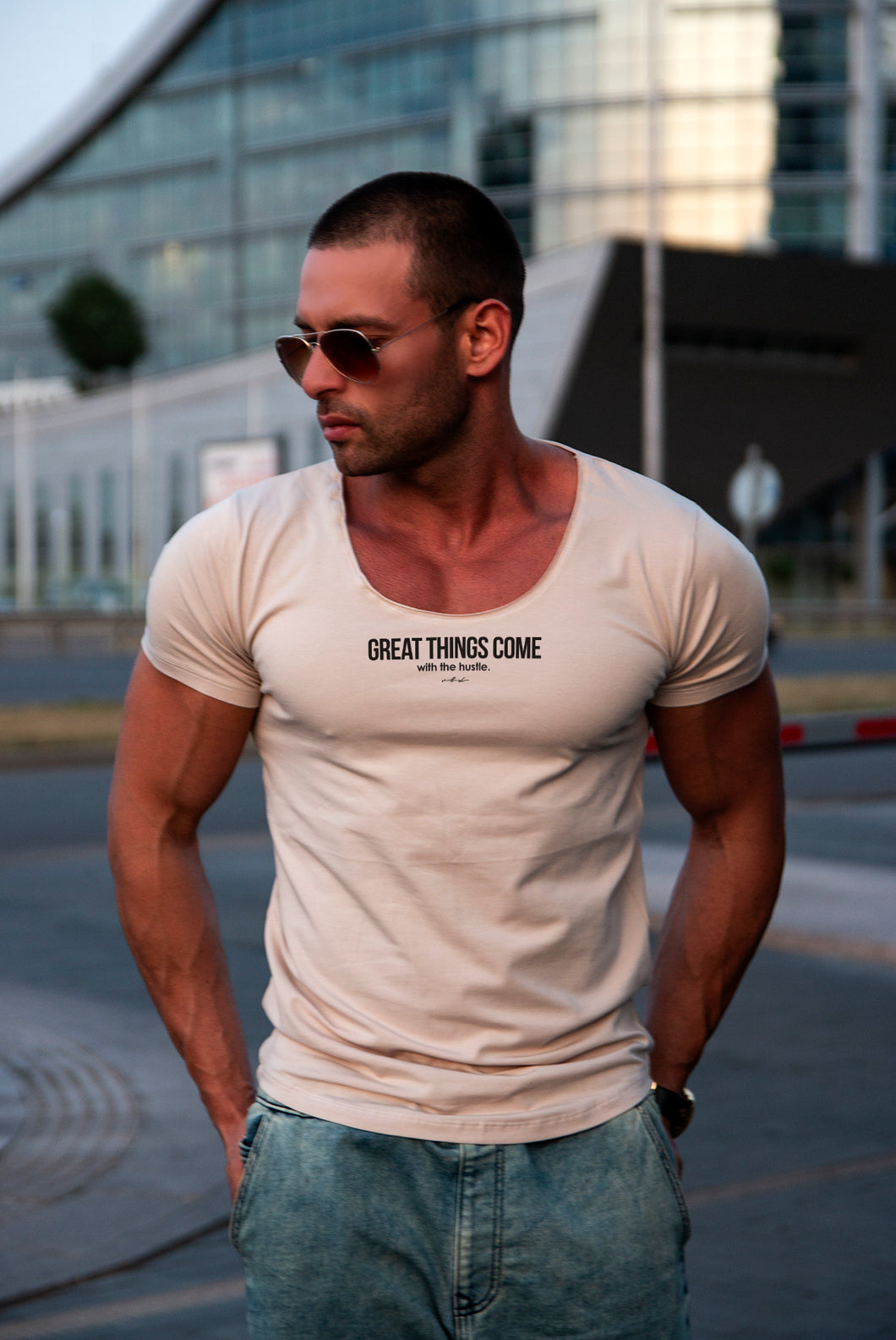 Motivation Slogan Men's T-shirt MD973