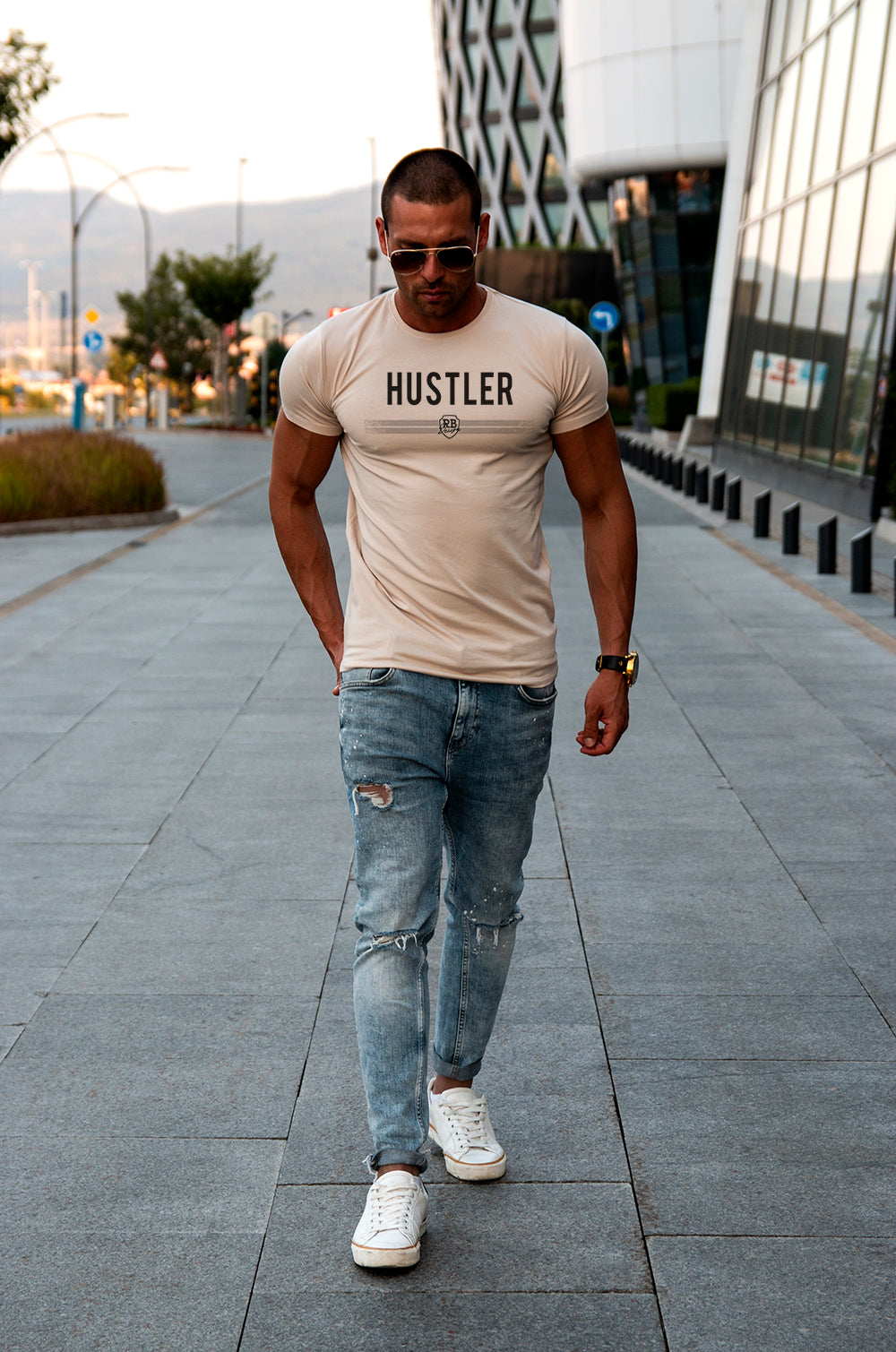 Men's T-shirt HUSTLER MD975