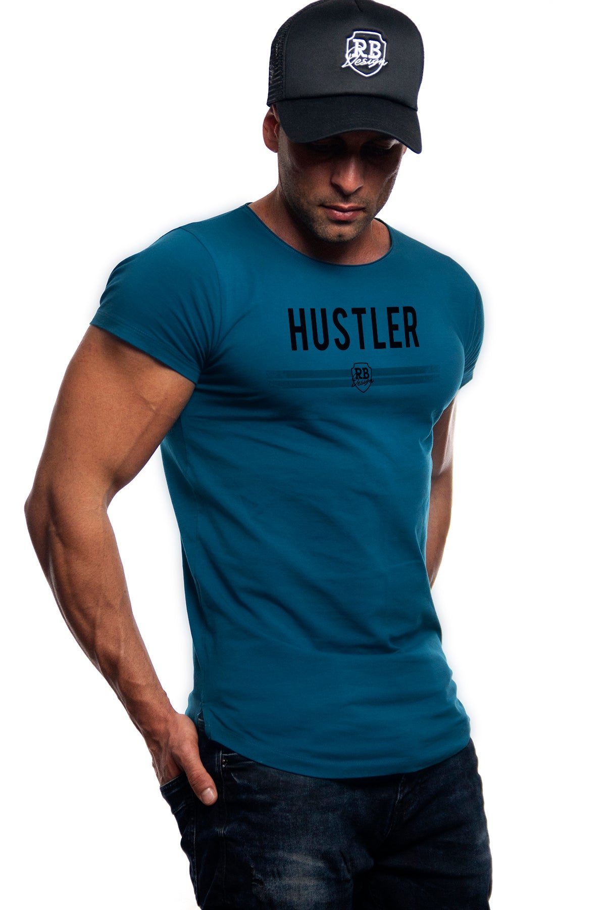 Мen's T-shirt "HUSTLER" MD975
