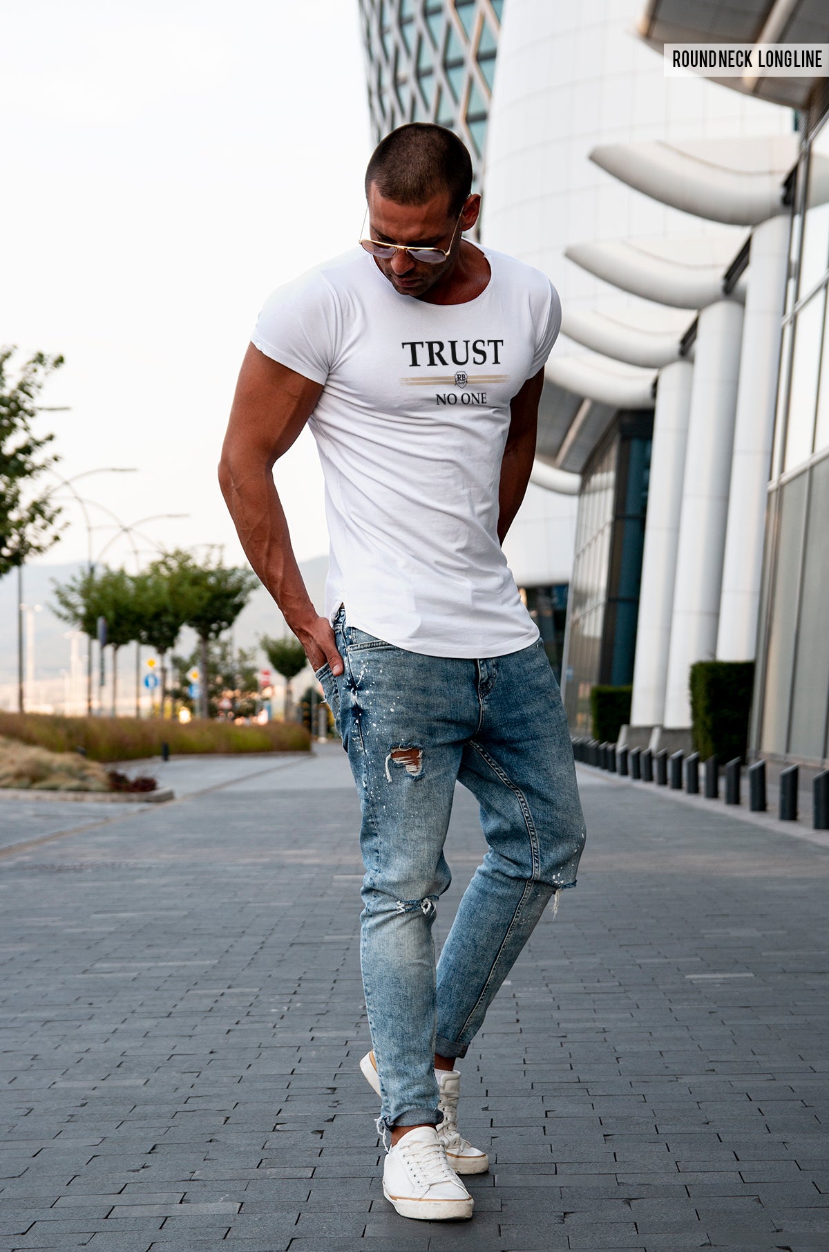 Men's T-shirt "TRUST NO ONE" MD976