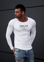Mens Long Sleeve T-shirt "TRUST NO ONE" MD976