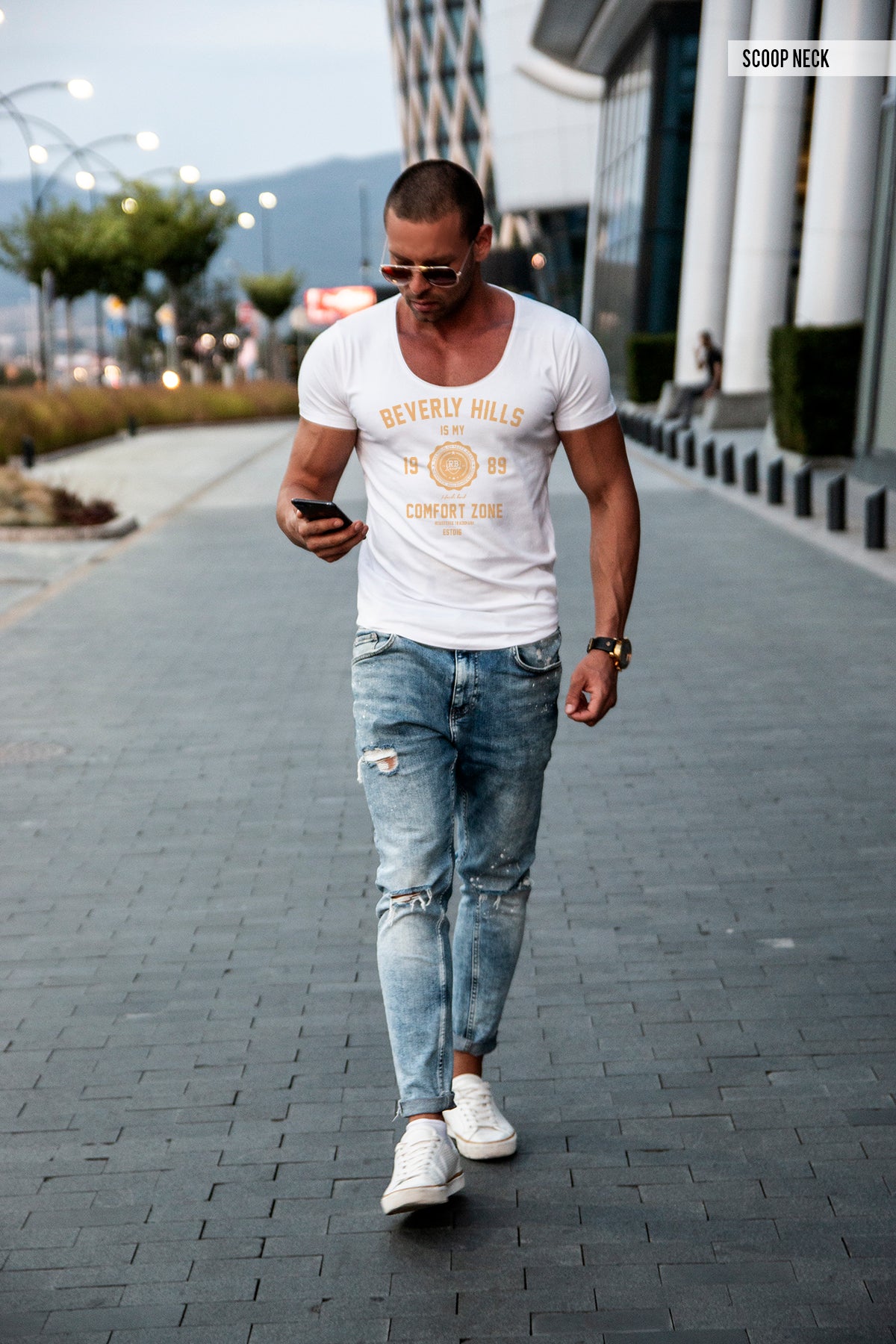 Men's T-shirt "Beverly Hills" MD978 O