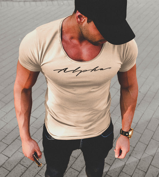 Alpha Casual Men's T-shirt Muscle Fit / Color Option / MD885