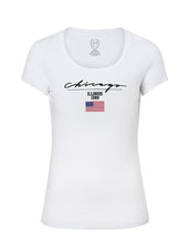 Chicago Illinois Fashion Graphic Women's T-shirt WD361