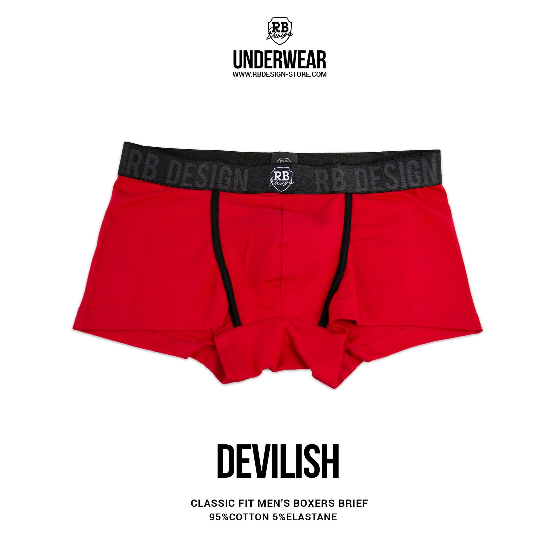 red boxer briefs premium quality rb design