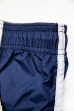 Bundle Dark Blue Mens Swimming Shorts + Black Hat White Logo BW02DBBW