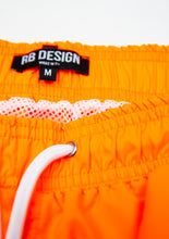 Bundle Mens Swimming Orange Shorts +  Orange Hat  BW01OSOH