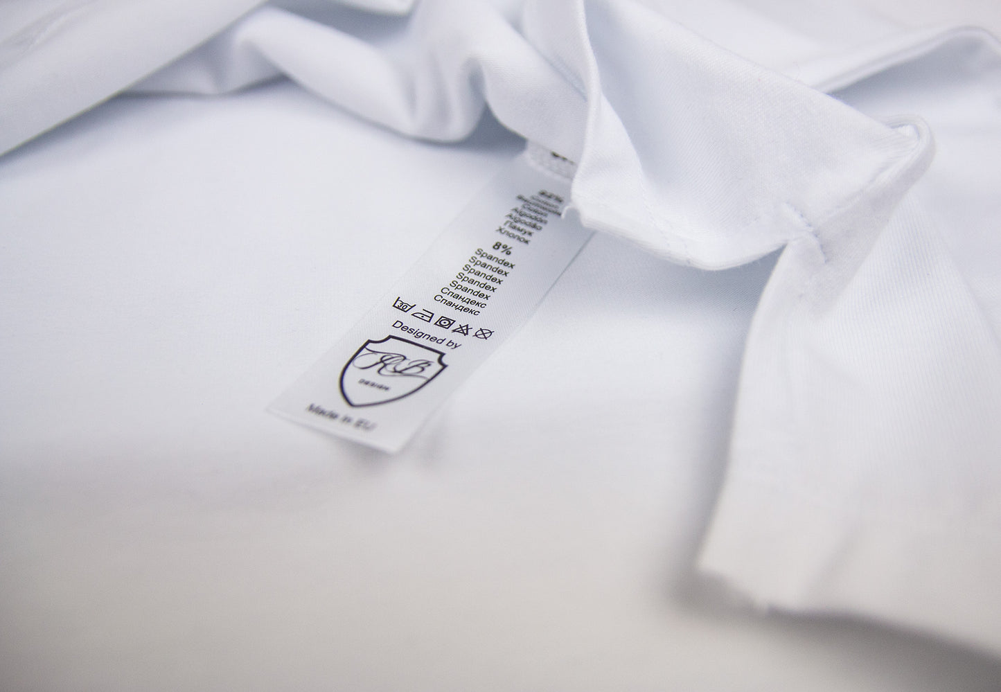 2 Pack Men's Plain White Round Neck T-shirt - Longline