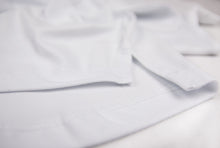2 Pack Men's Plain White Round Neck T-shirt - Longline