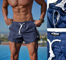 Mens Swimming Shorts Dark Blue BW01DB