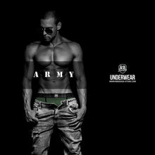 Men's Army Green Boxer Briefs "ARMY"