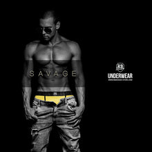 Men's Yellow Boxer Briefs "SAVAGE"