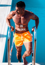 Orange Men's Swimming Shorts With White Еdging BW02OW