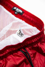 Bundle Red Mens Swimming Shorts + Black/White Hat BW01RBW