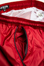 Bundle Red Mens Swimming Shorts + Black Hat BW01RB