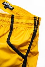 Bundle Yellow Mens Swimming Shorts + Black Hat White Logo BW02YBW