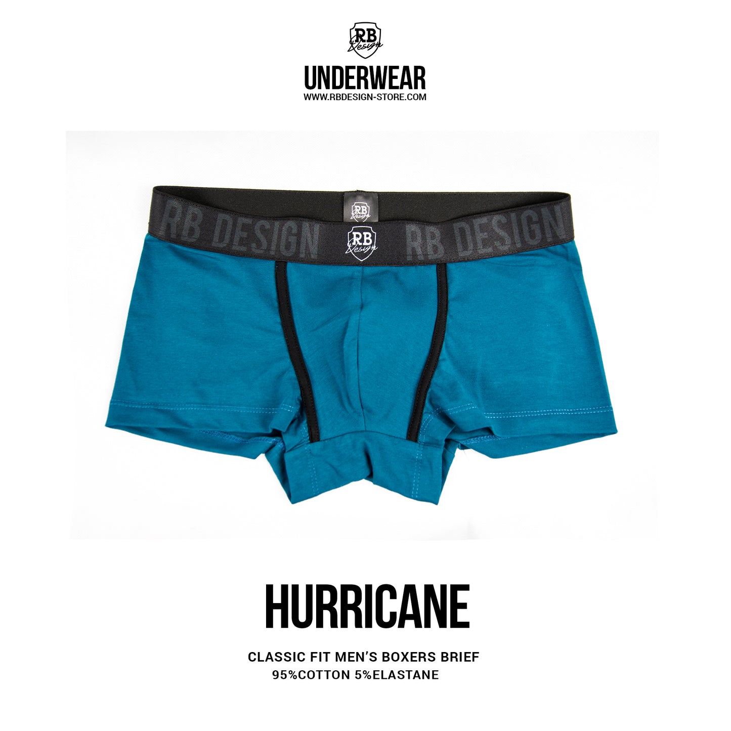 ocean blue boxer briefs premium quality rb design