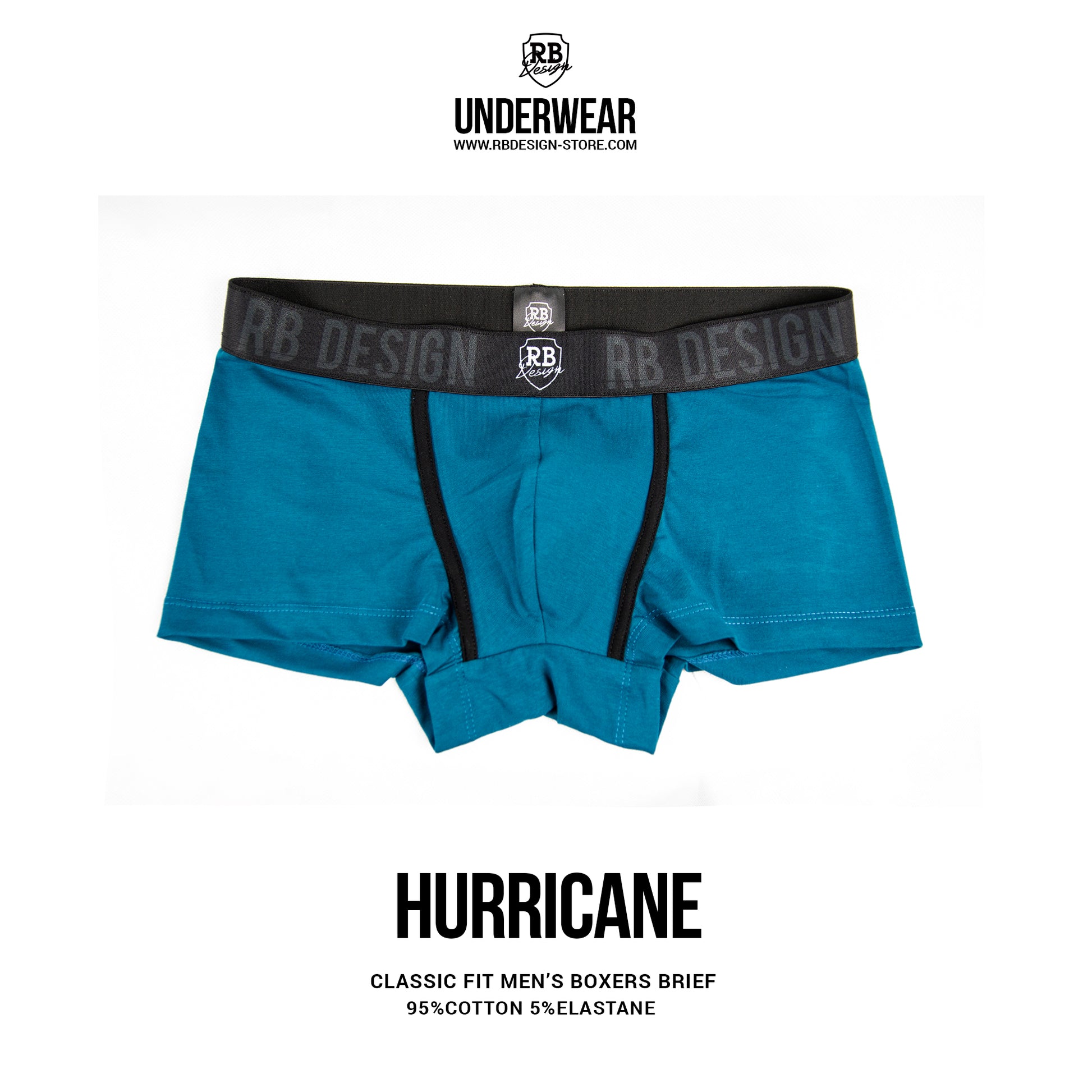 ocean blue boxer briefs premium quality rb design
