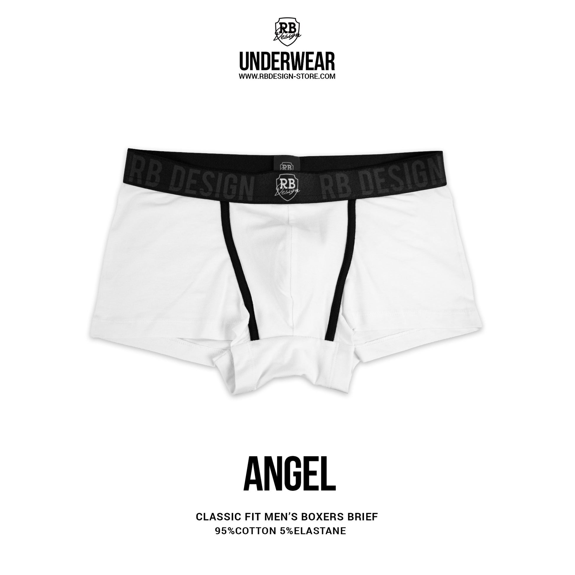 white boxer briefs premium quality rb design