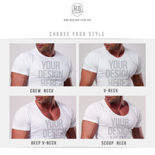 Men's Street Style White T-shirt New York MD869