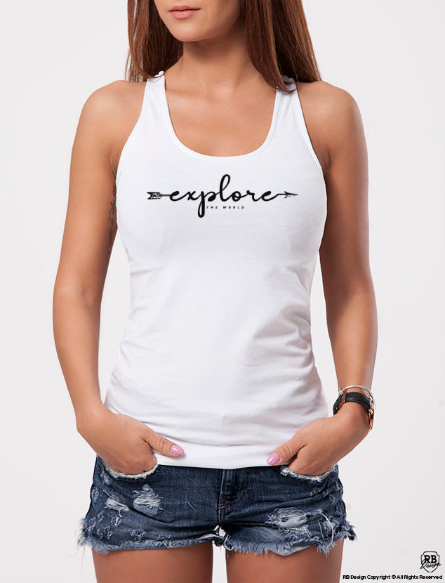 Trendy Women's T-shirt "Explore The World" WTD37