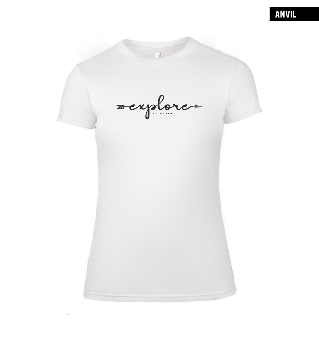 Trendy Women's T-shirt "Explore The World" WTD37