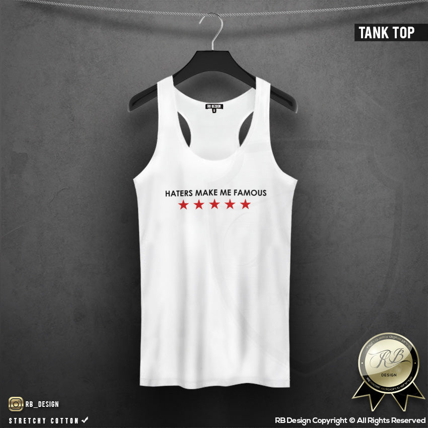 Trendy Women's T-shirt "Haters Make Me Famous" WTD09
