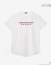 Trendy Women's T-shirt "Haters Make Me Famous" WTD09