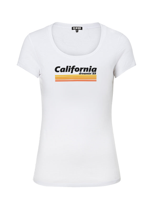 Women's Designer T-shirt With Sayings "California" WTD27