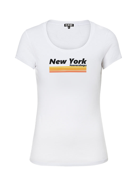 Women's Designer T-shirt With Sayings "New York" WTD28